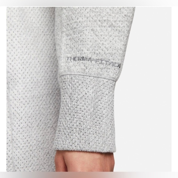 NIKE Forward White gray textured therma fit performance JACKET size small‎ new - Picture 7 of 11